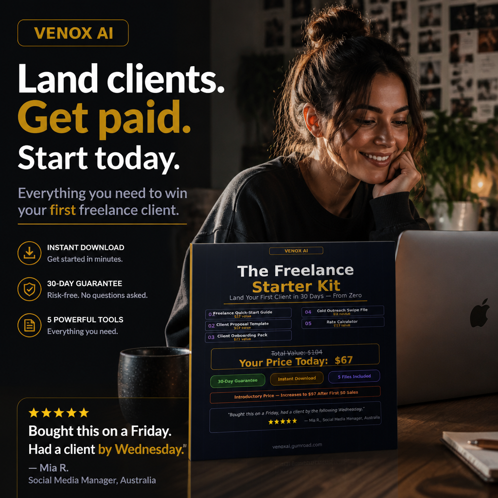 The Freelance Starter Kit — Land Your First Client in 30 Days